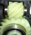 Crossed helical drive for the John Deere equipment