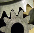 Test gears with asymmetric gears